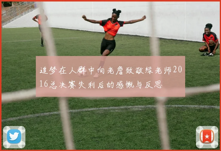 追梦在人群中向老詹致敬绿老师2016总决赛失利后的感慨与反思